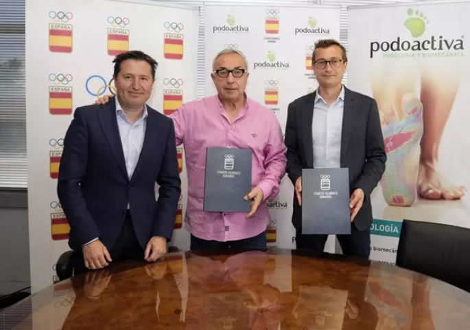 Podoactiva seguirá cuidando de los pies de los olímpicos españoles hasta París 2024