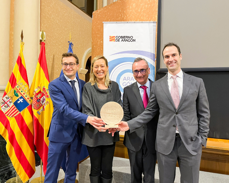 Podoactiva reçoit le sceau circulaire d'Aragón 2022