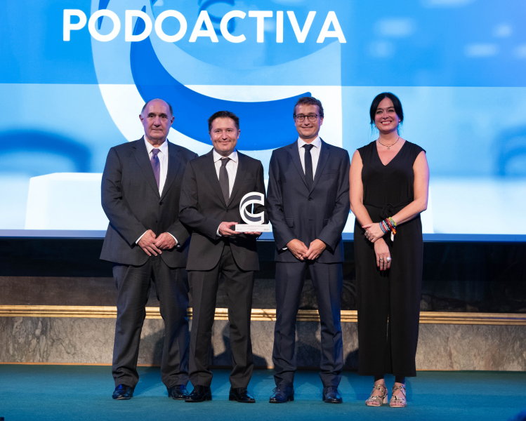 Podoactiva recibe el galardón a la proyección de los Premios Empresa Aragón