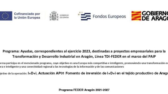 Programa FEDER Aragón