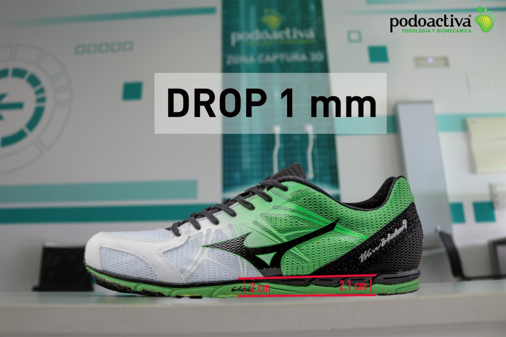 Cómo influye el drop de la zapatilla en forma de correr - Podoactiva. Líderes en Podología