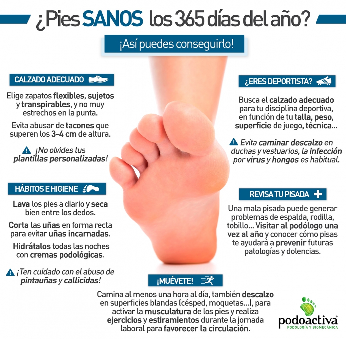 ¿Pies sanos y bonitos los 365 días del año? 9 consejos para conseguirlo
