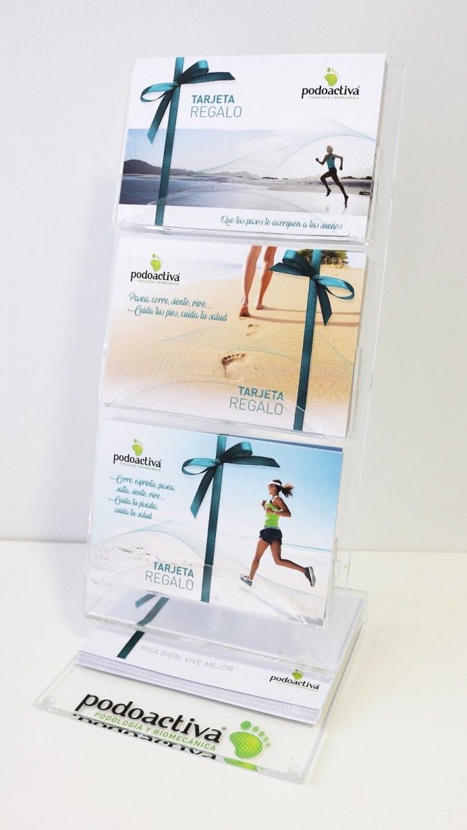 Ondas De confianza exposición Tarjetas Podoactiva. Regala salud y bienestar - Podoactiva. Líderes en Podología Ondas De confianza exposición Tarjetas Podoactiva. Regala salud y bienestar - Podoactiva. Líderes en Podología